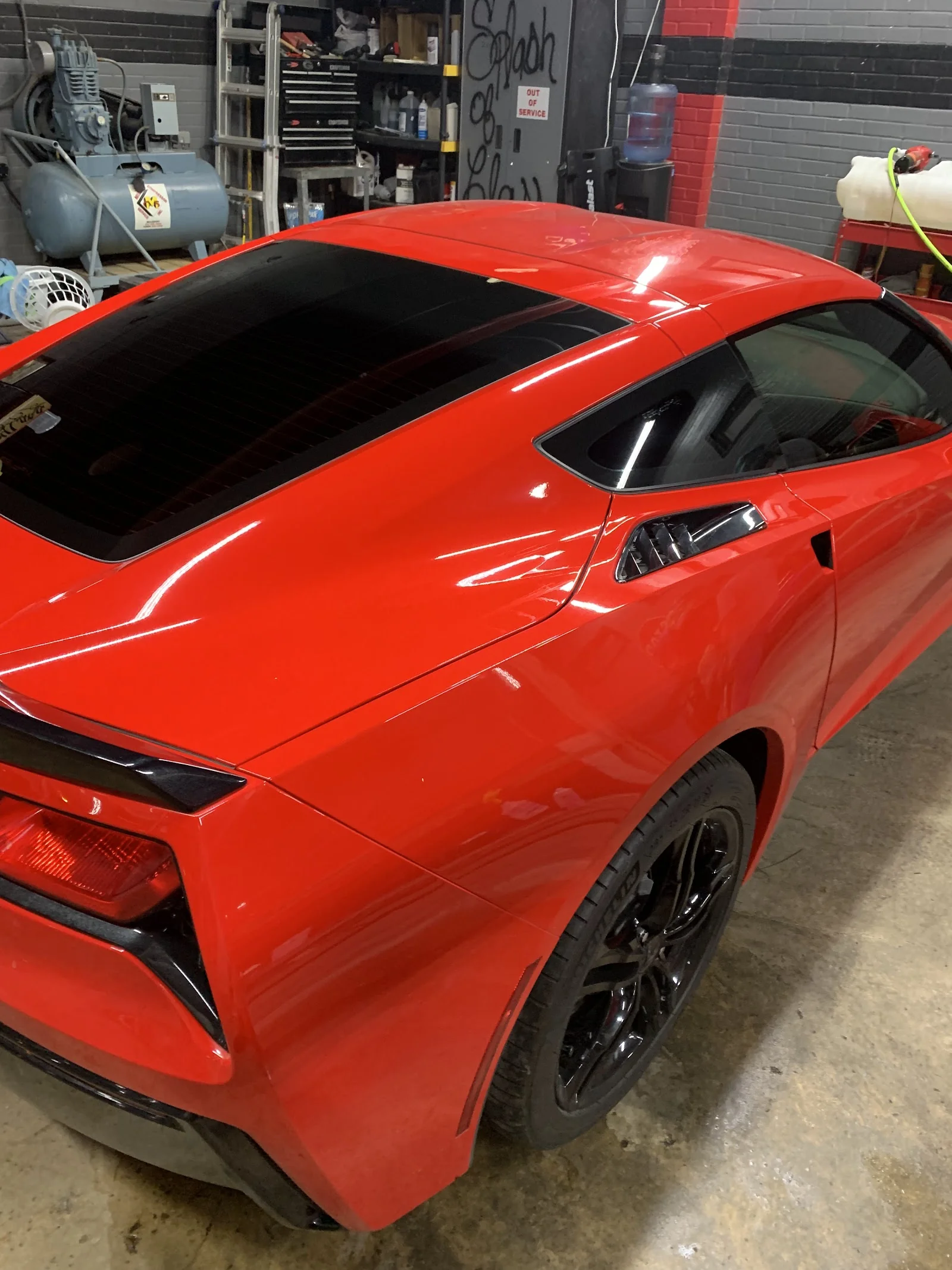 Tint install work at at Mr tint of midland llc